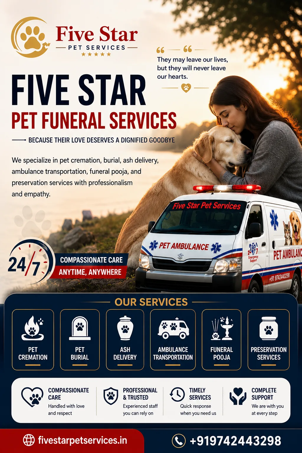 Peaceful emotional pet memorial care for families in Bengaluru